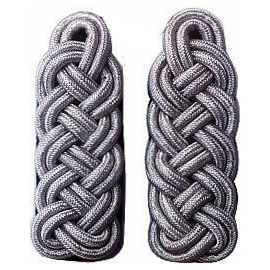 Silver Bullion Shoulder Boards