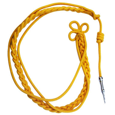 Silk Aiguillette with Silver Tip