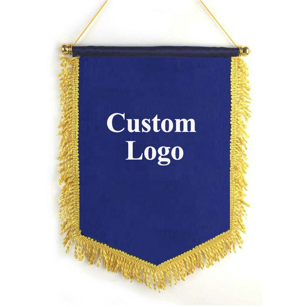 Personalized Custom Pennants with Fringes
