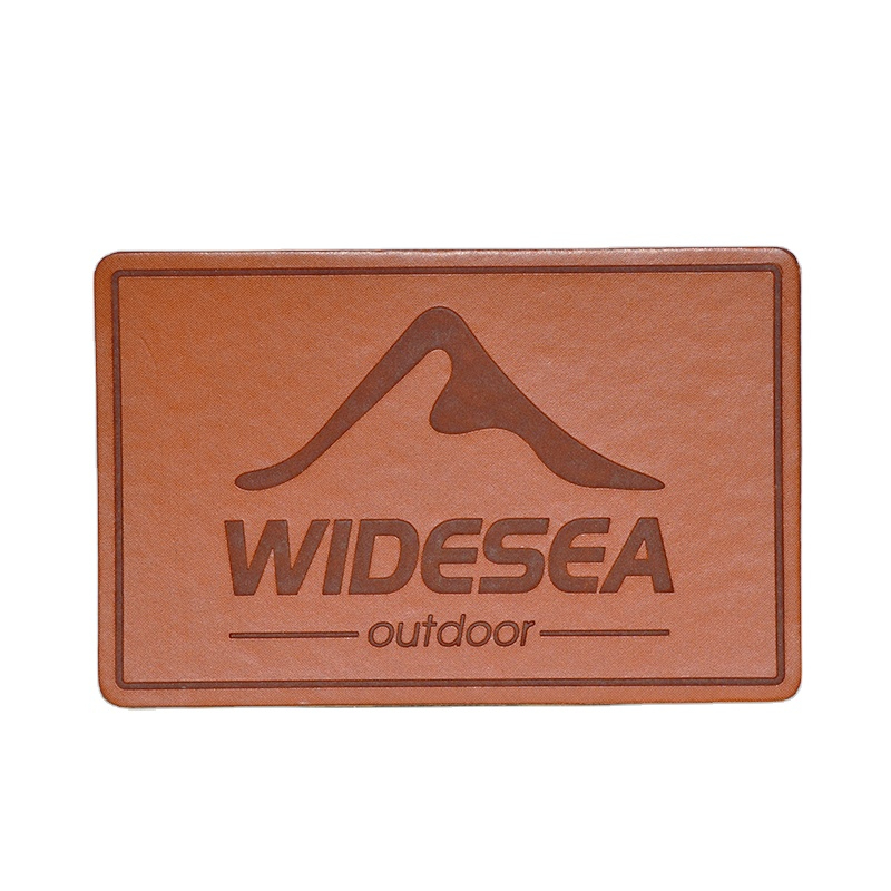 Laser-Engraved Leather Logo Patches