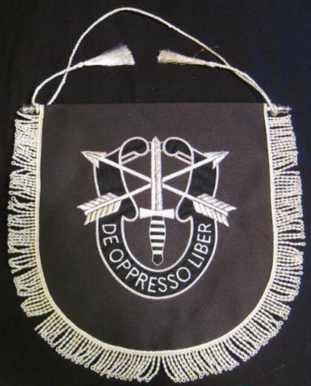 Machine Embroidered Wall Pennant